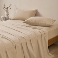 Stonewashed Cotton Sand Sheet Separates