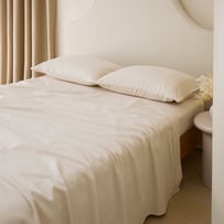 Melange Snow Flannel Sheet Separates