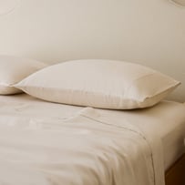 Melange Snow Flannel Pillowcases 