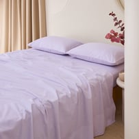 Mini Dot Lilac Flannel Sheet Separates 