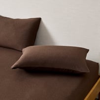Ultra Soft Jersey Chocolate Pillowcases