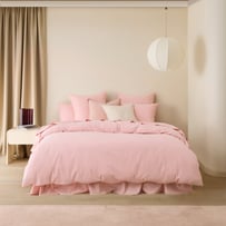 Stonewashed Cotton Peony Quilt Cover Separates