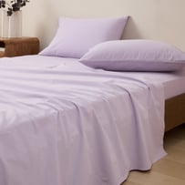 Stonewashed Cotton Misty Lilac Sheet Separates