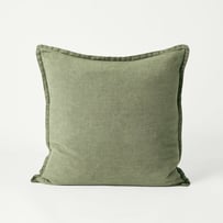 Belgian Forest Vintage Washed Linen Cushion