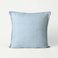 Jamie Airy Blue Linen Cotton Cushion