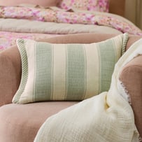 Pippa Fern Stripe Cushion