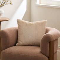 Zurich Pebble Recycled Fur Cushion