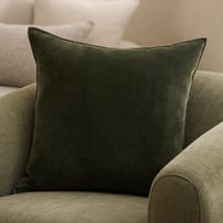 Fenton Velvet Ivy Cushion
