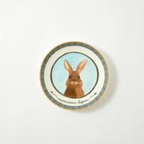 Easter Fern & Nordic Blue Plate