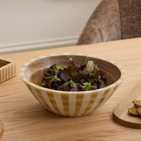 Attica Caramel Resin Large Bowl