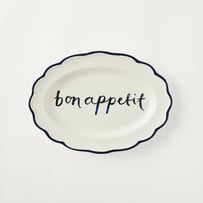 Petit Dejeuner Bon Appetit Oval Platter