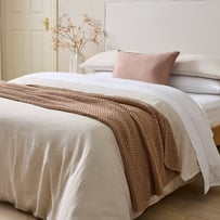 Hallstatt Hazelnut Chunky Knit Throw