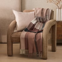 Highlands Mocha Australian Wool Throw