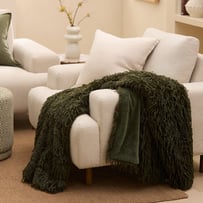 Moritz Ivy Recycled Fur Throw