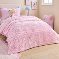 Mattel Barbie Ballet Faux Fur Blanket