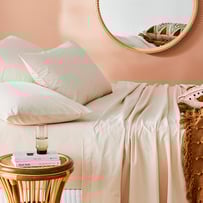 Stonewashed Cotton Sand Sheet Set