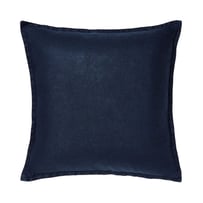 Belgian Navy Vintage Washed Linen Cushion