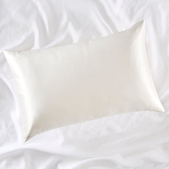 Pure Silk Antique White Pillowcase