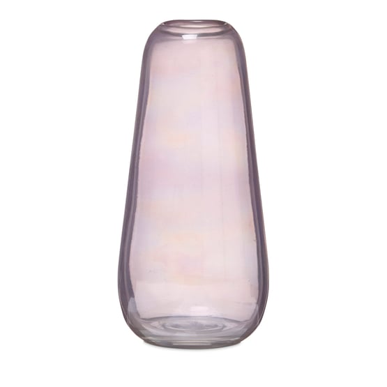 In Bloom  Violet Glass Vase