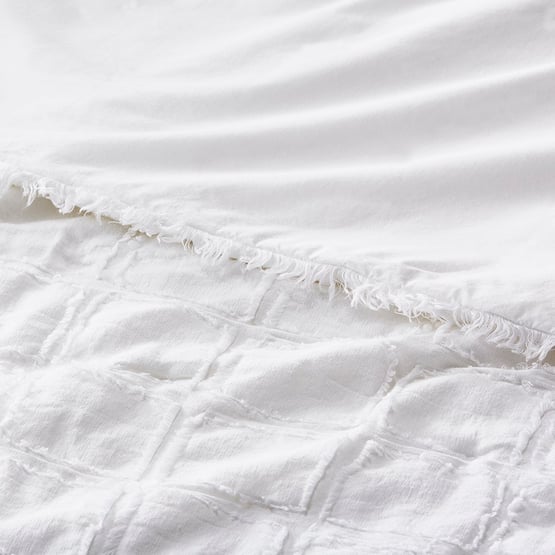 Pasquale White Blanket