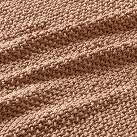 Hallstatt Hazelnut Chunky Knit Throw