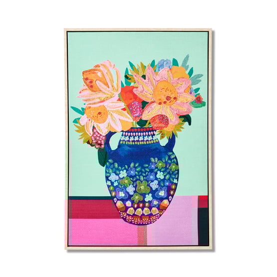 Frida Bouquet Flowers Canvas