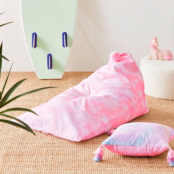 Tie Dye Pink Bean Bag Cover