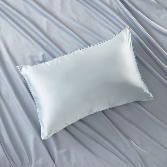 Pure Silk Soft Blue Pillowcase