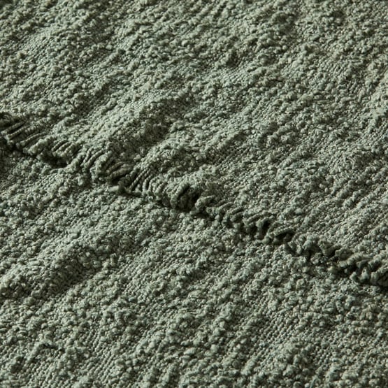 Leiden Olive Boucle Throw