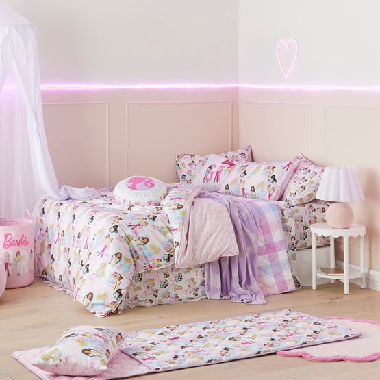 Mattel Barbie Kind Vibe Multi Quilt Cover Set