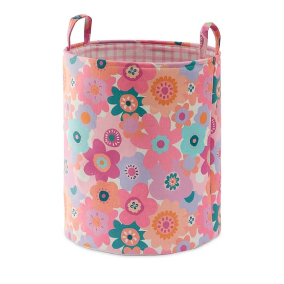 Designer Poppy Floral Printed Basket
