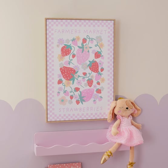 Summer Strawberry Wall Art