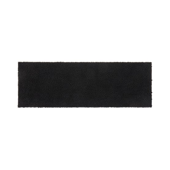 Microplush Black Bobble Bath Runner