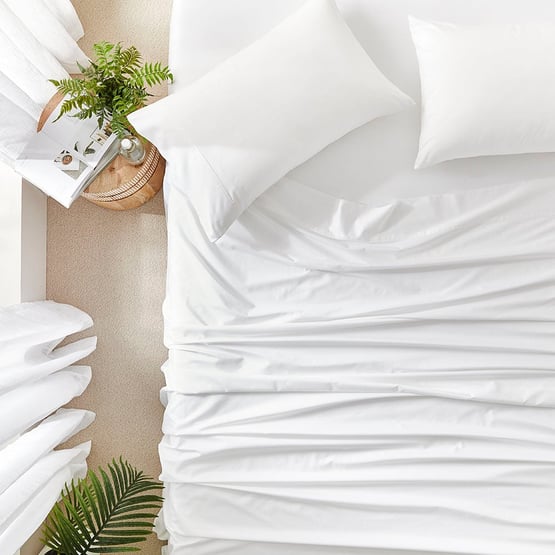 Worlds Softest Cotton White Sheet Separates