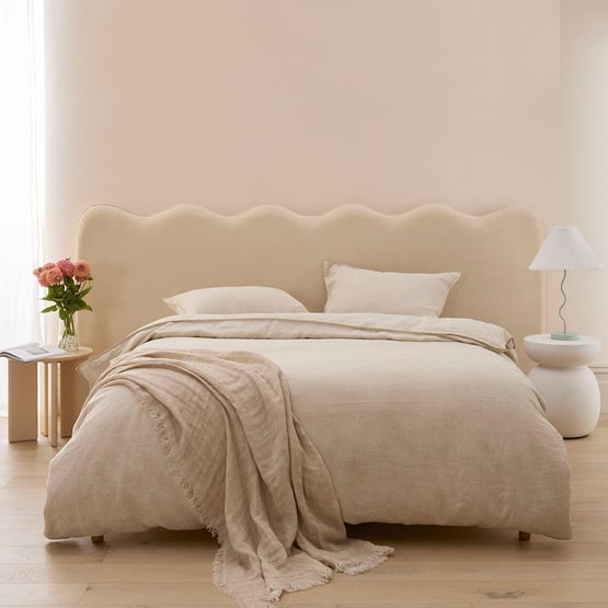 Vintage Washed Linen Linen Quilt Cover Separates