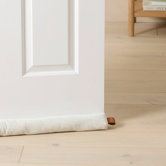 Corduroy White Draught Stop