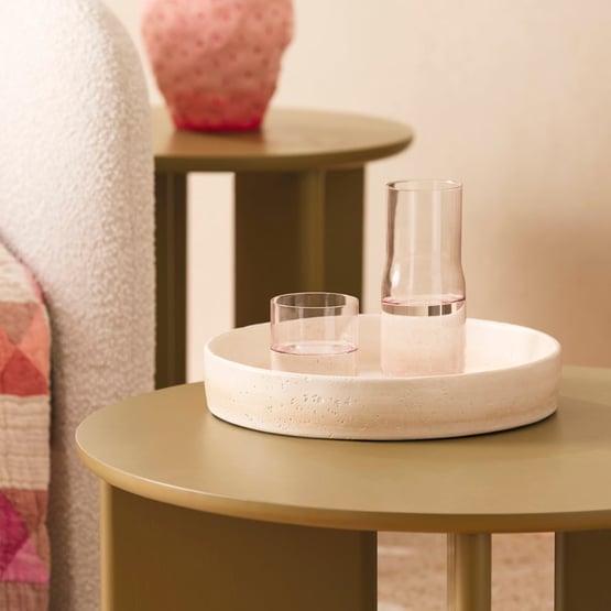 Petra Natural Round Tray