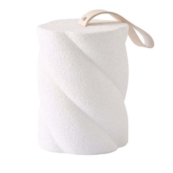 Elwood White & Tan Twist Doorstop
