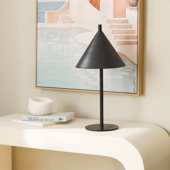 Hariette Black Matte Table Light