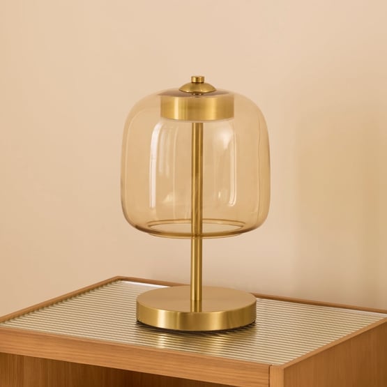 Luppo Satin Brass Table Light