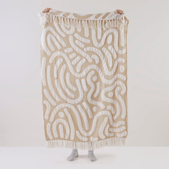 Samoa Natural Throw