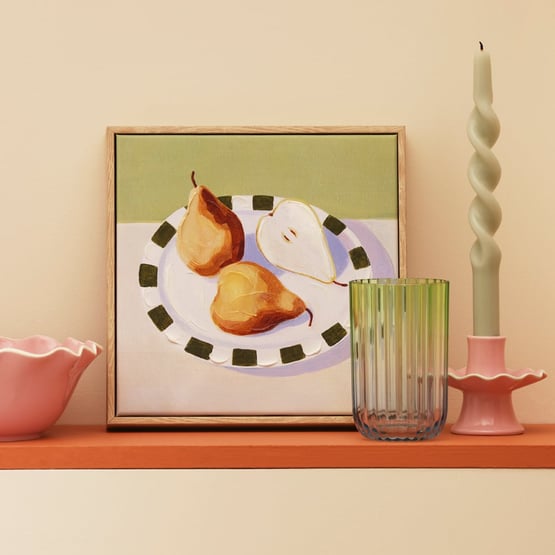 Fruit Bowl Pear Canvas