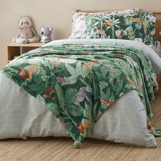 Novelty Where The Wild Ones Play Ultra Soft Blanket