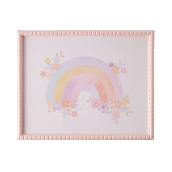 Rainbow Floral Wall Art