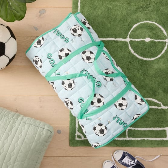 Shoot For Your Goals Jersey Quilted Sleeping Bag