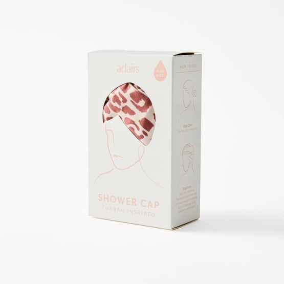 Printed Sorrento Leopard Shower Cap 