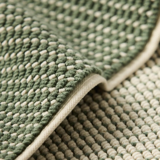 European Collection Moss & Natural Bath Mat