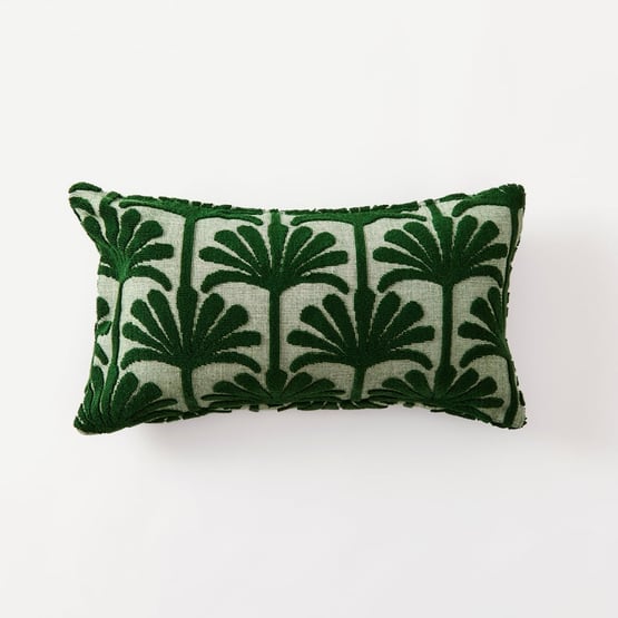 Green Palm Inflatable Beach Pillow