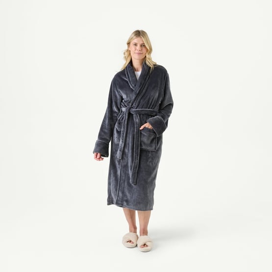 Ultra Soft Charcoal Bathrobe