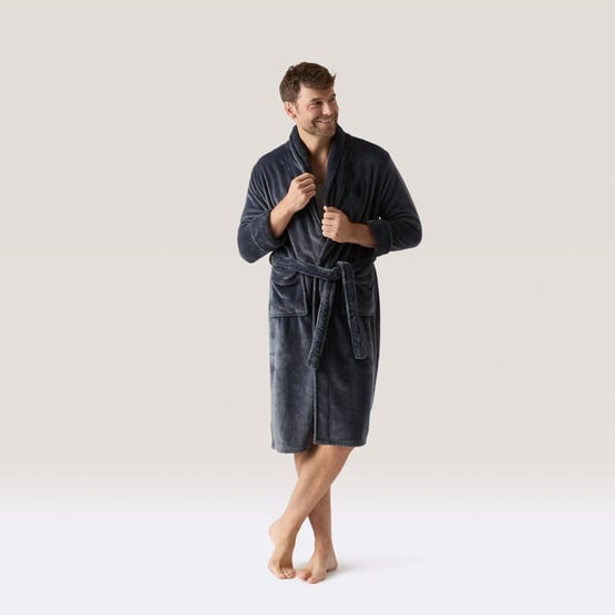 Ultra Soft Charcoal Bathrobe
